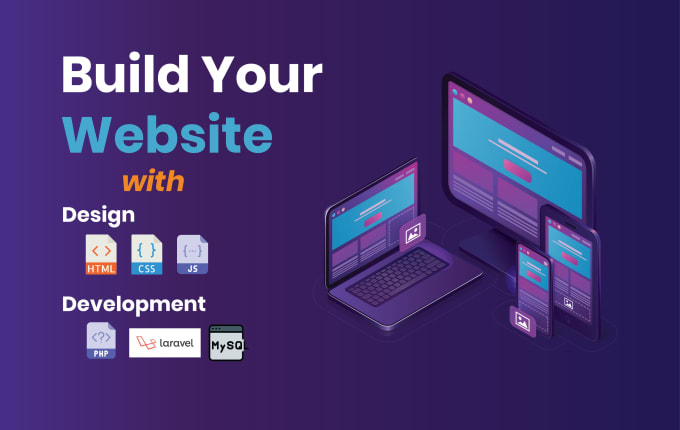 Build website with html css js php laravel by Smrokon | Fiverr
