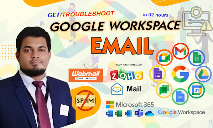expertly setup google workspace domain emails and troubleshooting
