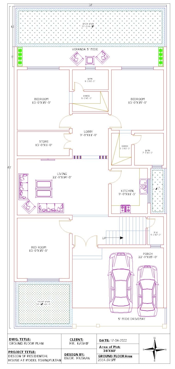 design floor plan, layout plan, elevation, and section of your building