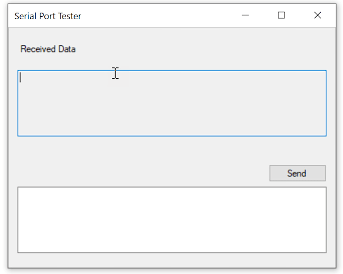 integrate rs232 serial port with dot net