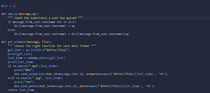 Program a personal telegram bot with telebot by Fennestral | Fiverr