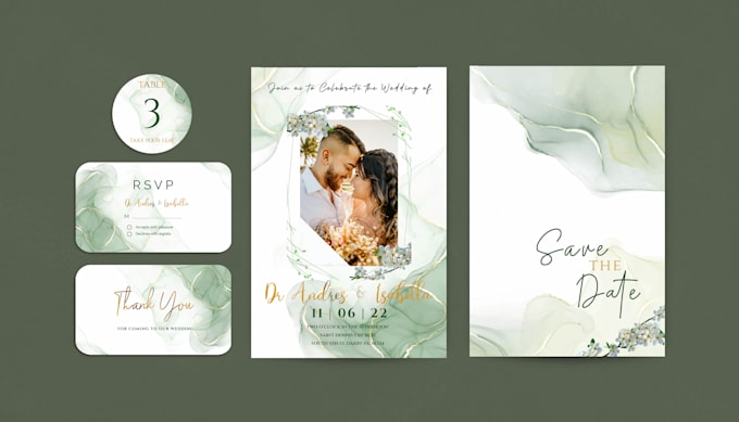 do wedding invitation suite save the date rsvp menu etc