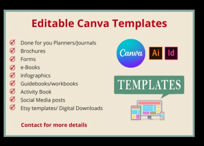 Do canva designing and make editable canva templates by Faiyzz Fiverr