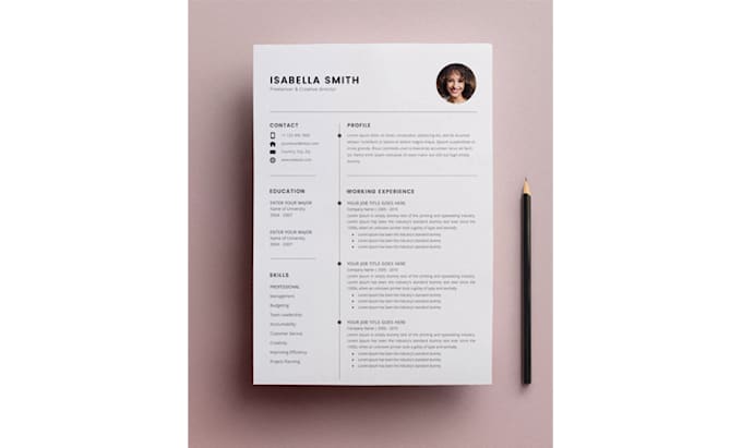 Custom make your cv by Sakhipol | Fiverr