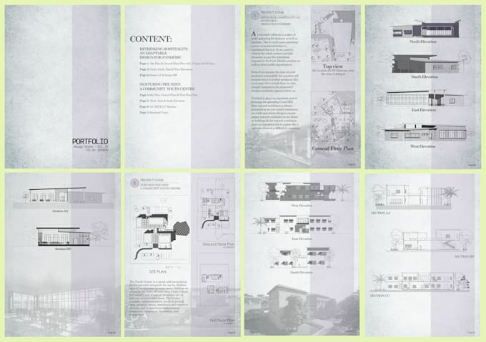 do architecture school portfolio