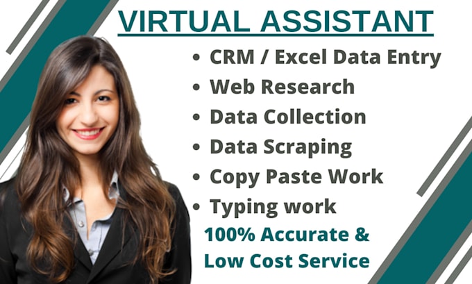 be your virtual assistant for data entry job offline online