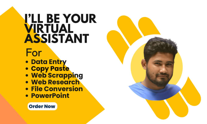 be you virtual assistant for data entry, data collection and web research