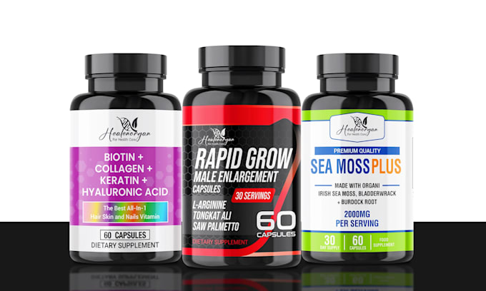 do product label design, label design and supplement label design