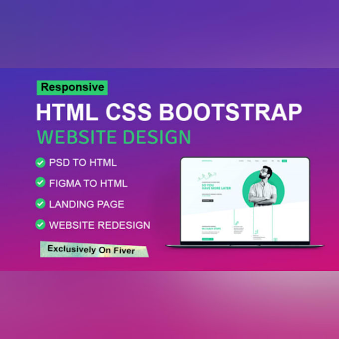 Build your html,css,bootstrap website by Ahmadrazzaq441 | Fiverr