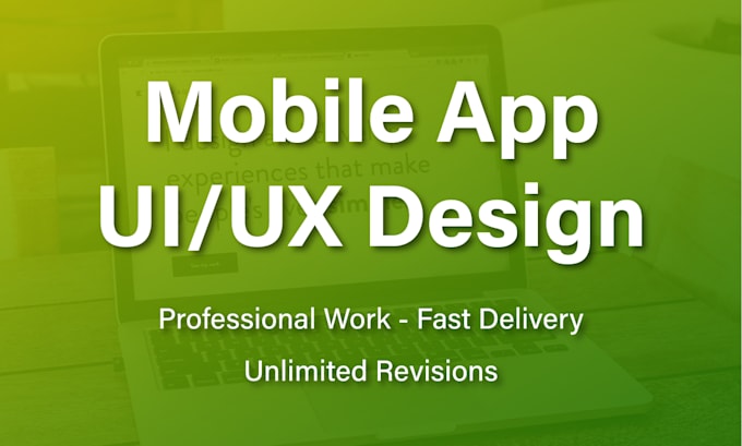 design professional app ui ux for android or ios
