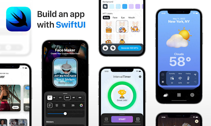 Create an ios app using swiftui by Apps4world Fiverr