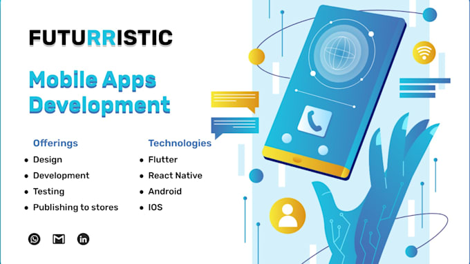 develop mobile apps for android and ios