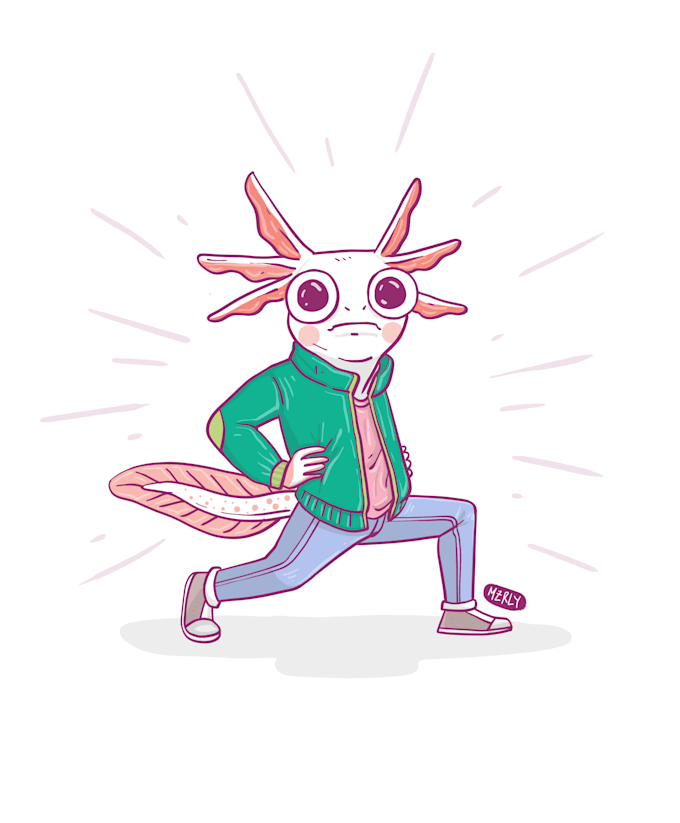 draw funny pet mascot character