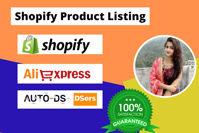 do shopify product listing and data entry