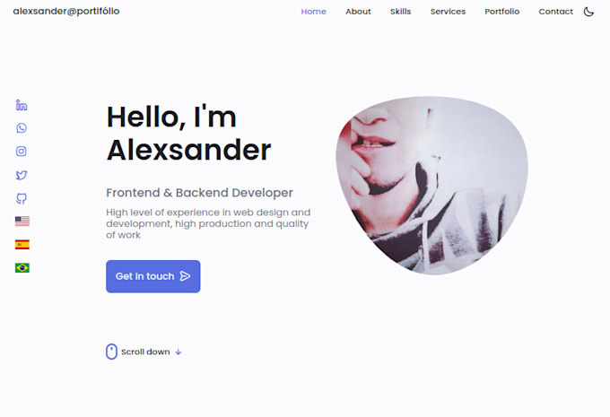 create a landing page for your busines