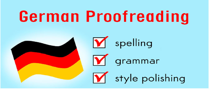 read and correct any text in the german or english language