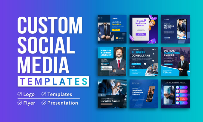 design instagram post, logo, templates, flyers, presentation in canva