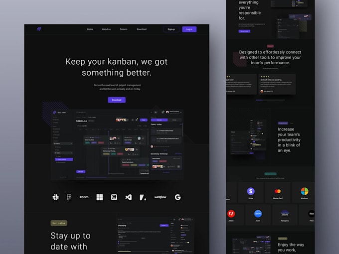 Design and develop responsive website with html, css, js by ...