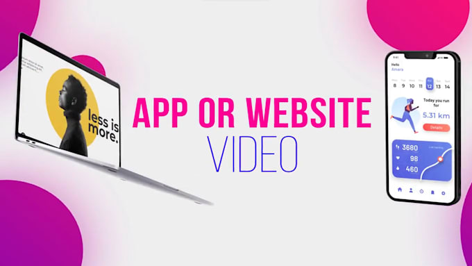 create an app promo video and website explainer