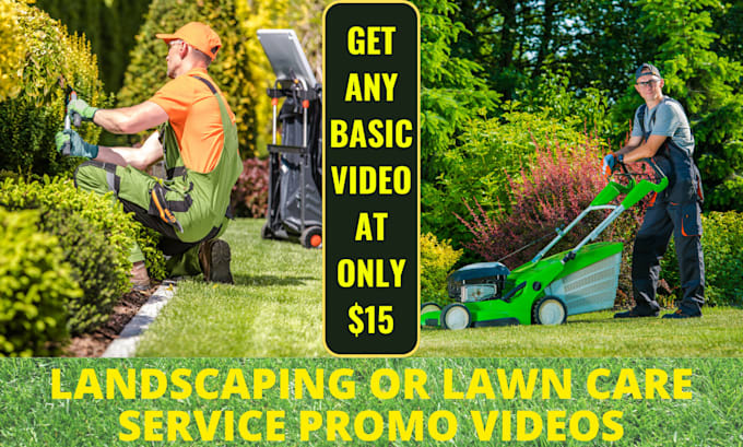 do landscaping service lawn care service promo video