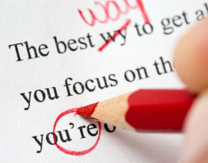 proofread and edit a document in spanish