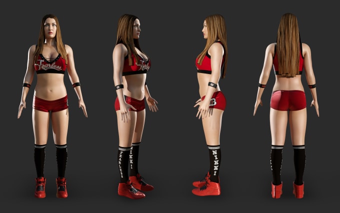model 3d realistic character