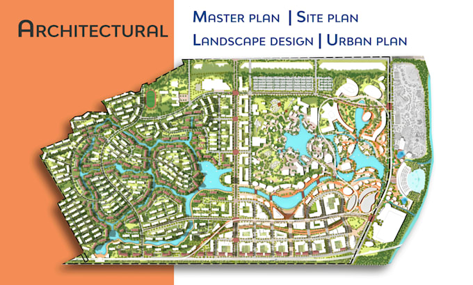 design professional landscape site plan, plot plan layout