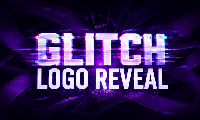 customize this glitch logo animation for your brand