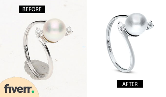 do retouching service for products, model glamour, jewelry