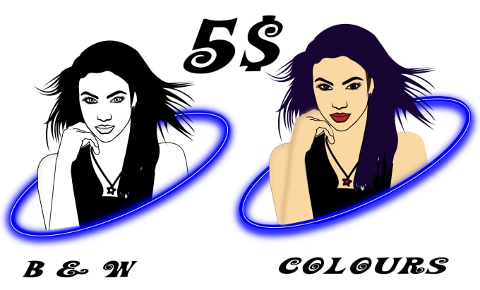 do draw a minimal cartoon profile picture