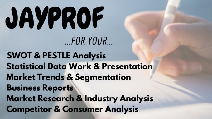 do quality market research and business swot pestle analysis