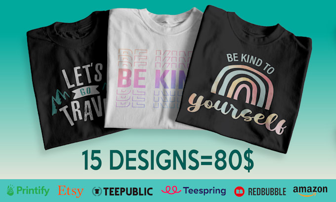 Make simple t shirt designs for your print on demand store by ...