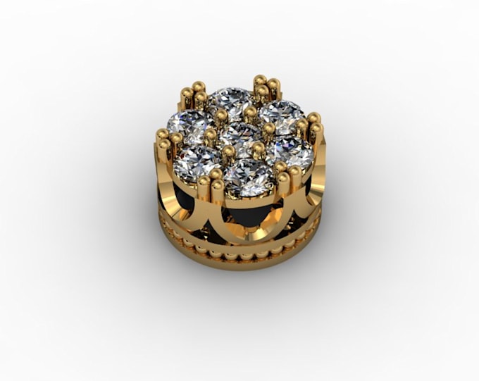 create 3d rings jewelry design ready for 3d printing