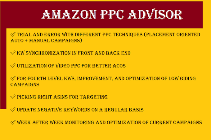 setup, manage amazon PPC campaign and do amazon PPC campaign ads optimization