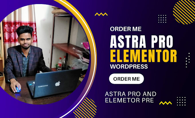 create wordpress website by using astra pro and element pro