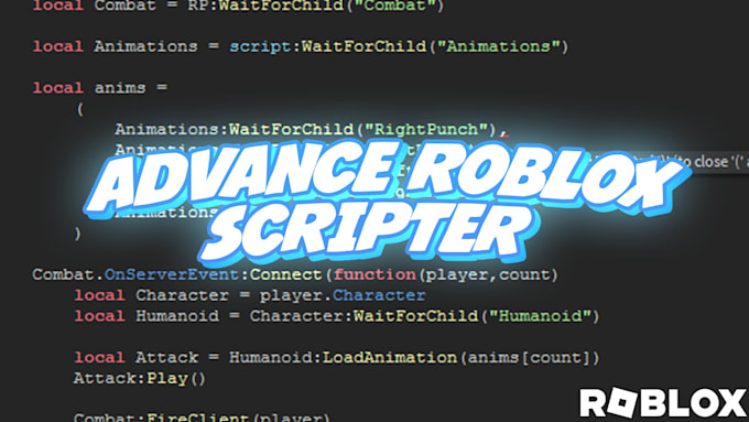 Advance roblox game scripter by Noobfr | Fiverr