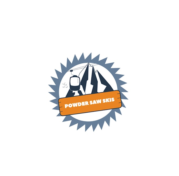 design small ski company needs hipster logo