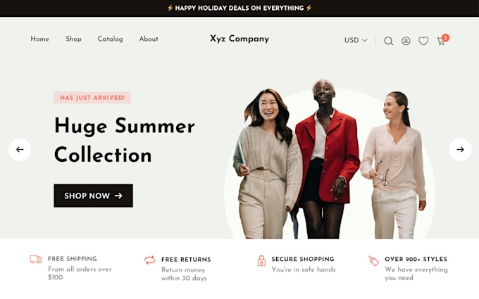 clone, copy or redesign any website feature or full website in react js