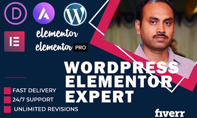 be your elementor or elementor pro expert for professional website design
