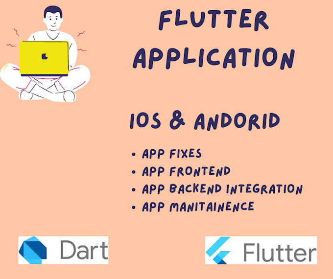 Develop ios and android app using flutter by Ahmadazam950 | Fiverr