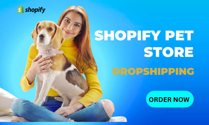 Profitable store shopify pet dropshipping store and website by