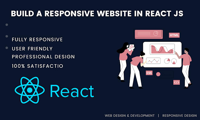 Build a responsive website in react by Ripcoder | Fiverr