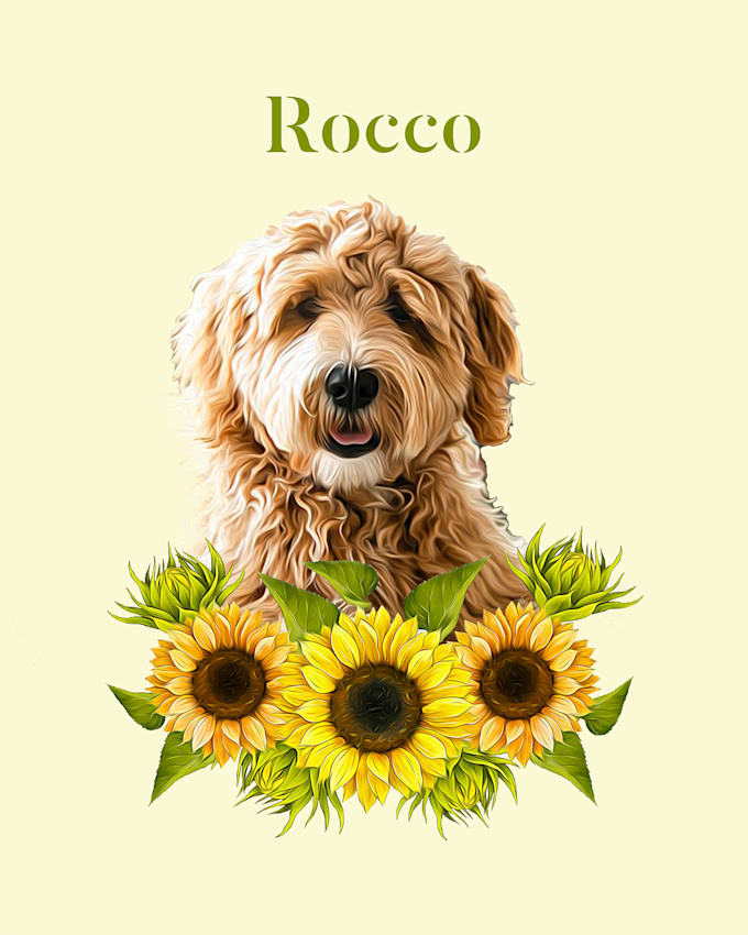 Draw an oil painting of your pet by Hewan18 Fiverr