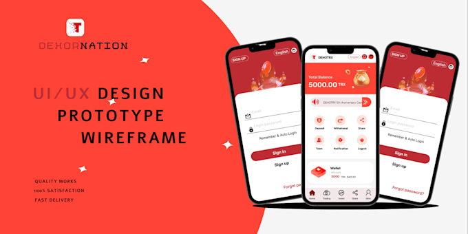 Design the ui and ux for your mobile or web app by Deeholly2022 | Fiverr