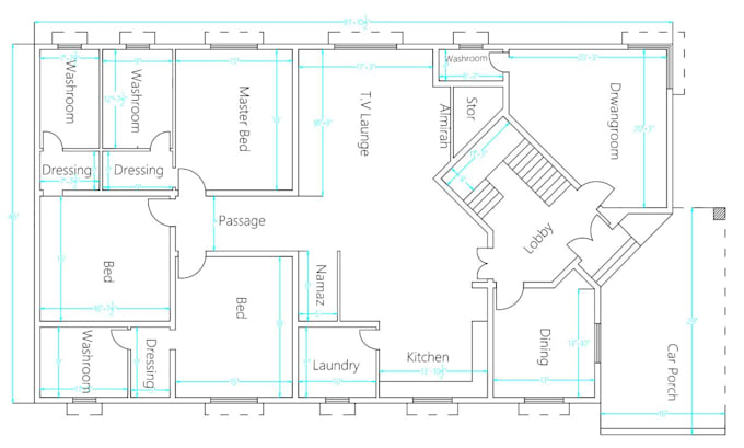 create buildings designs and drafting on autocad and revit