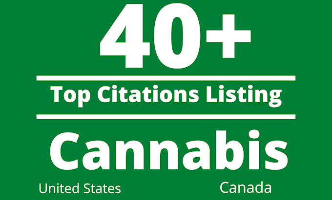 do local cannabis cbd or marijuana SEO citations listing USA, canada