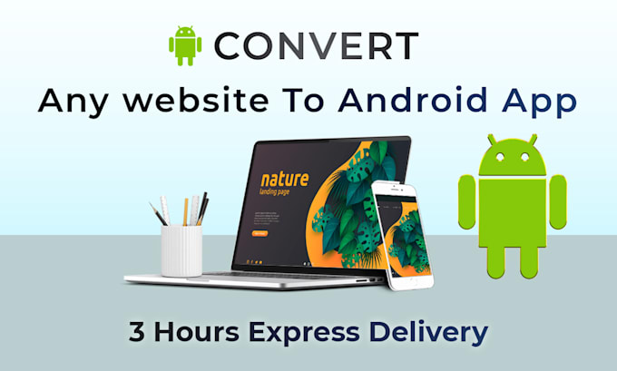 transform your website into a dynamic android app in no time