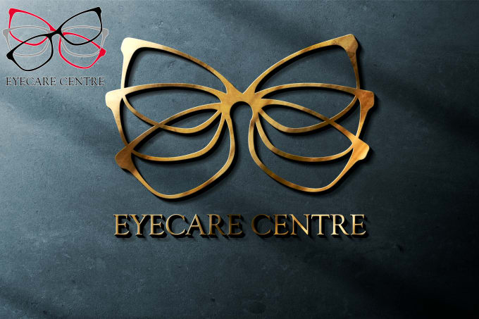 do professional optical, ophthalmology and optician logo