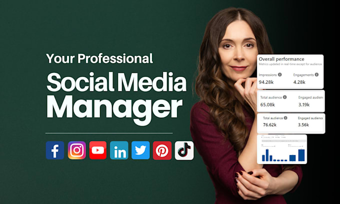 be your social media marketing manager and content creator