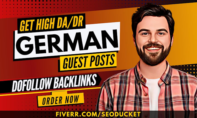 provide white hat seo service with high quality dofollow german backlinks